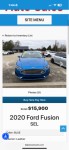 Image for 2020 Ford Fusion SEL ID: 5818137