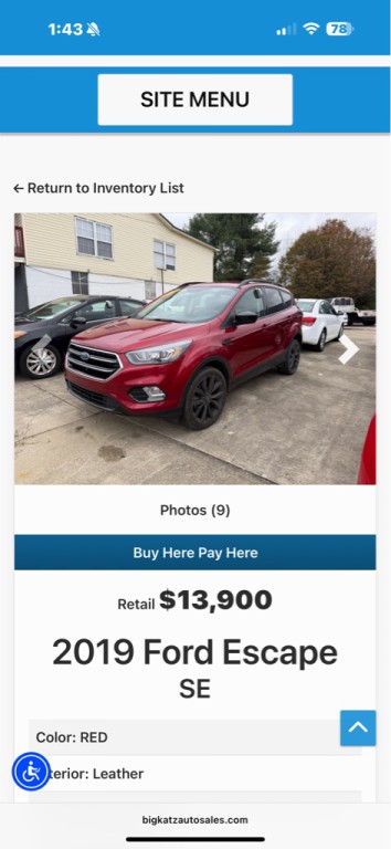 2019 Ford Escape Image 2