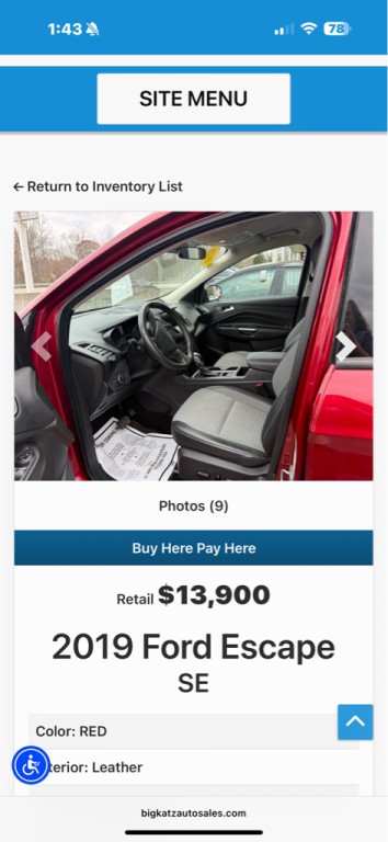 2019 Ford Escape Image 3