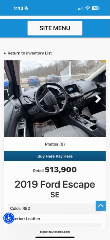 2019 Ford Escape Image 5