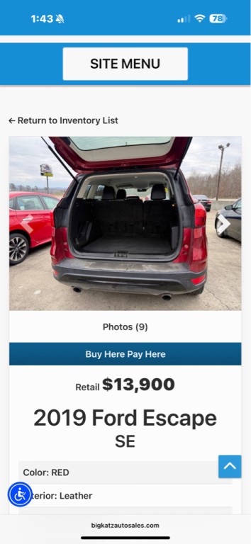 2019 Ford Escape Image 7