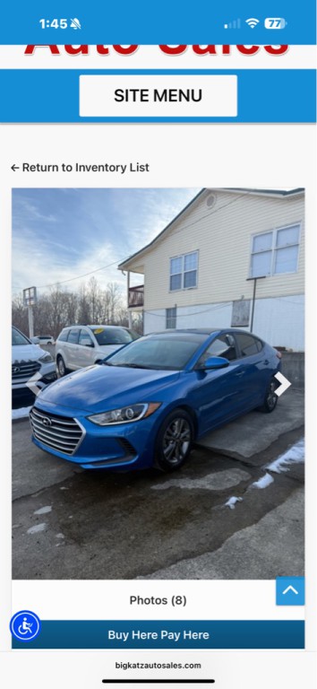 2018 Hyundai Elantra Image 2