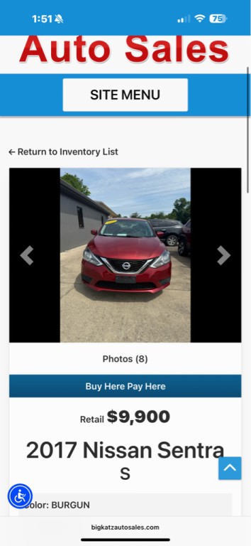 2017 Nissan Sentra Image 1