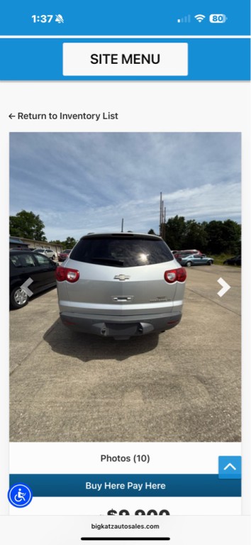 2012 Chevrolet Traverse Image 6
