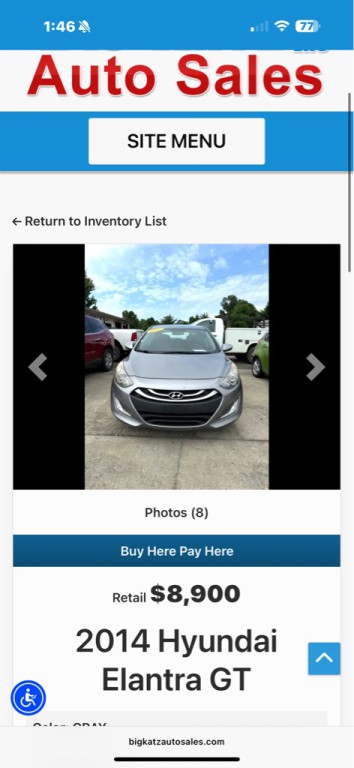 2014 Hyundai Elantra Image 1