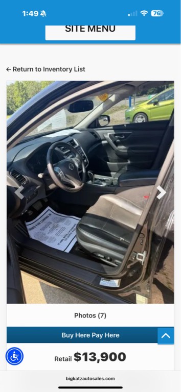 2018 Nissan Altima Image 3