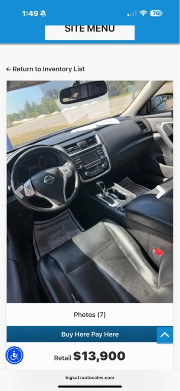 2018 Nissan Altima Image 5