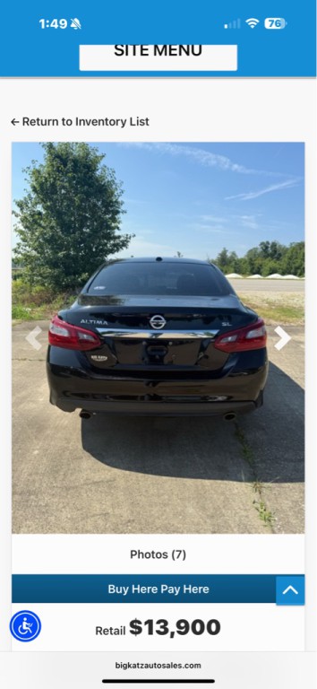 2018 Nissan Altima Image 6