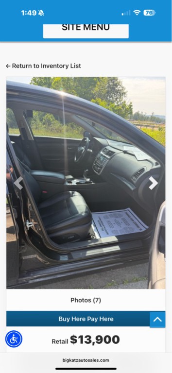 2018 Nissan Altima Image 7