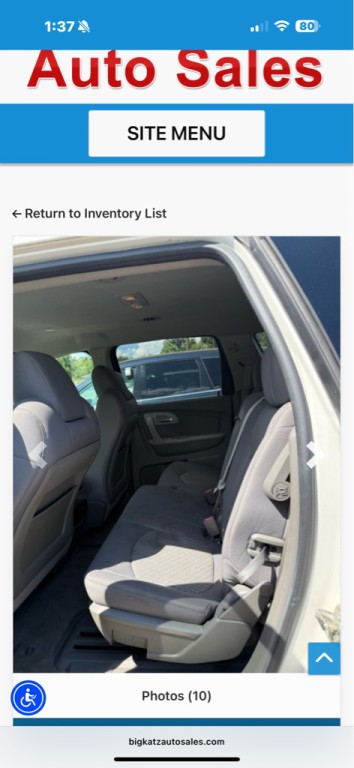 2010 Chevrolet Traverse Image 4