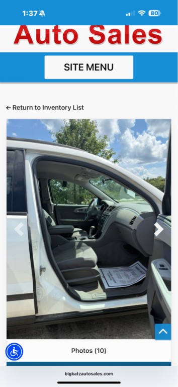 2010 Chevrolet Traverse Image 8