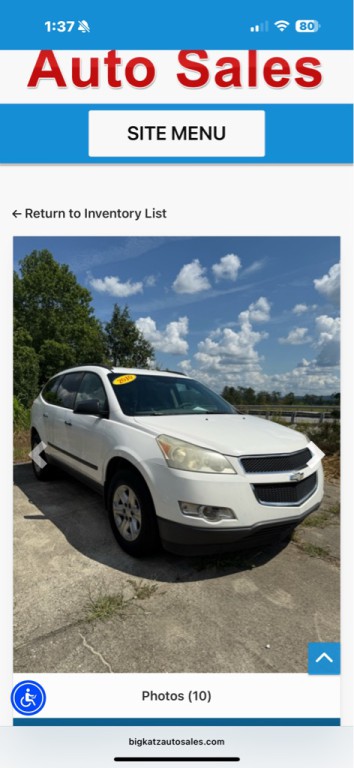 2010 Chevrolet Traverse Image 9