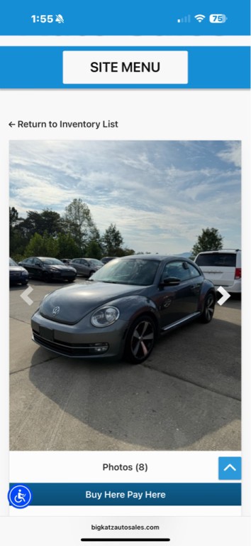 2012 Volkswagen Beetle Image 2