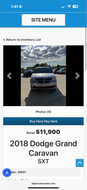 2018 Dodge Grand Caravan Image 1