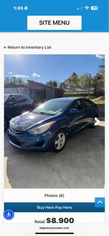 2013 Hyundai Elantra Image 2