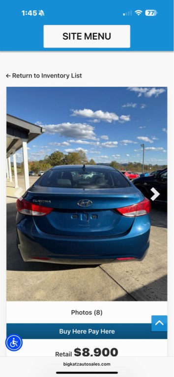 2013 Hyundai Elantra Image 6