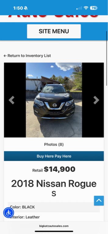 2018 Nissan Rogue Image 1