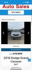 Image for 2016 Dodge Grand Caravan SXT ID: 7011227