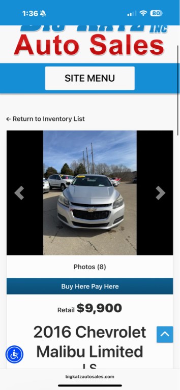 2016 Chevrolet Malibu Image 1