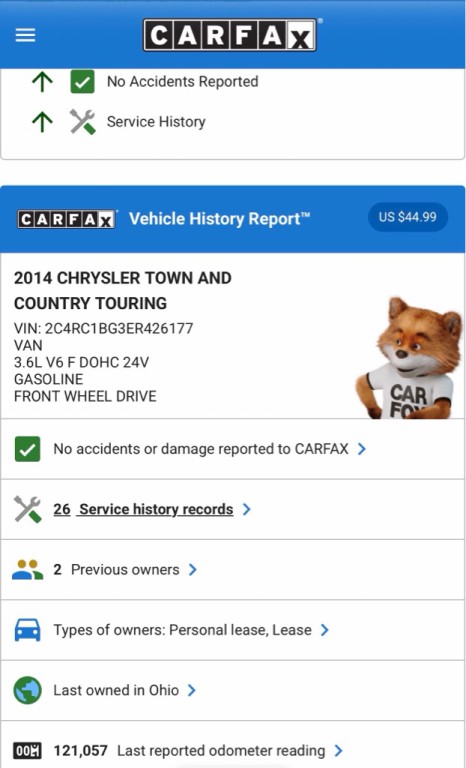 2014 Chrysler Town & Country Image 12