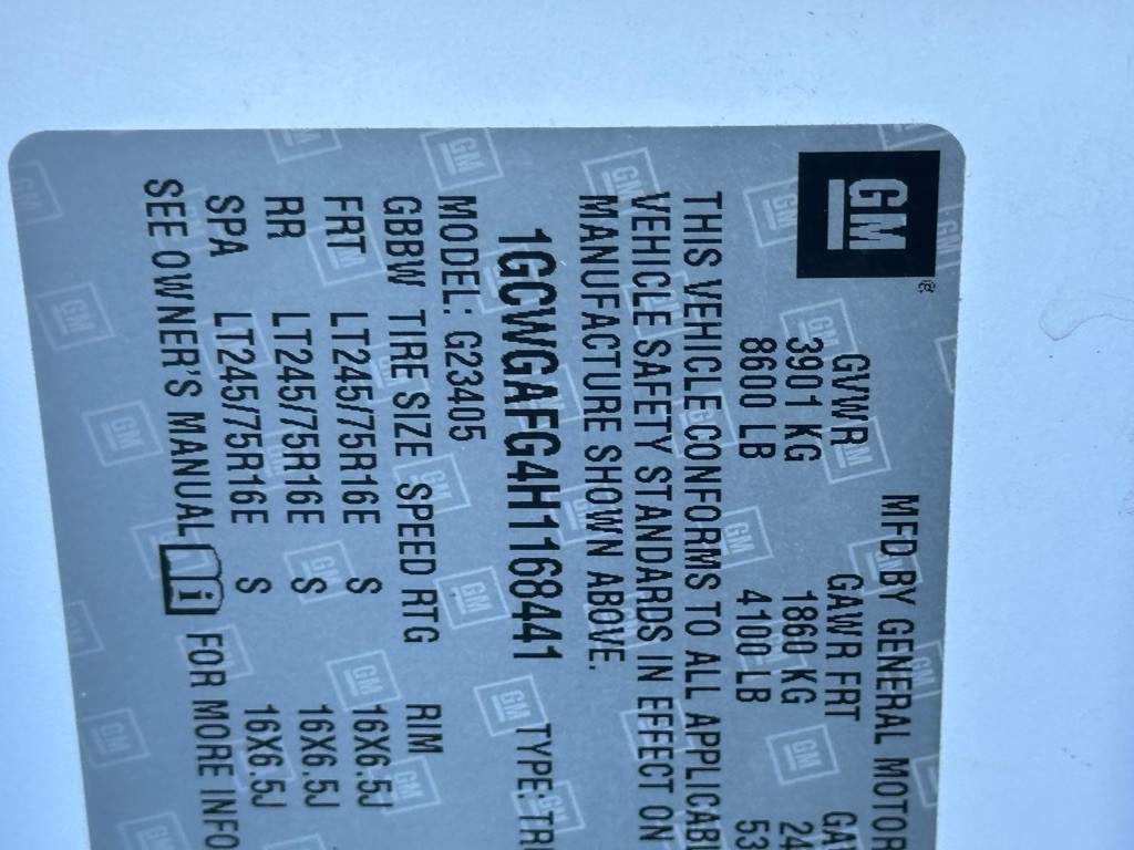 2017 Chevrolet Express Image 29