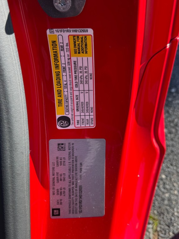 2017 Chevrolet Camaro Image 26