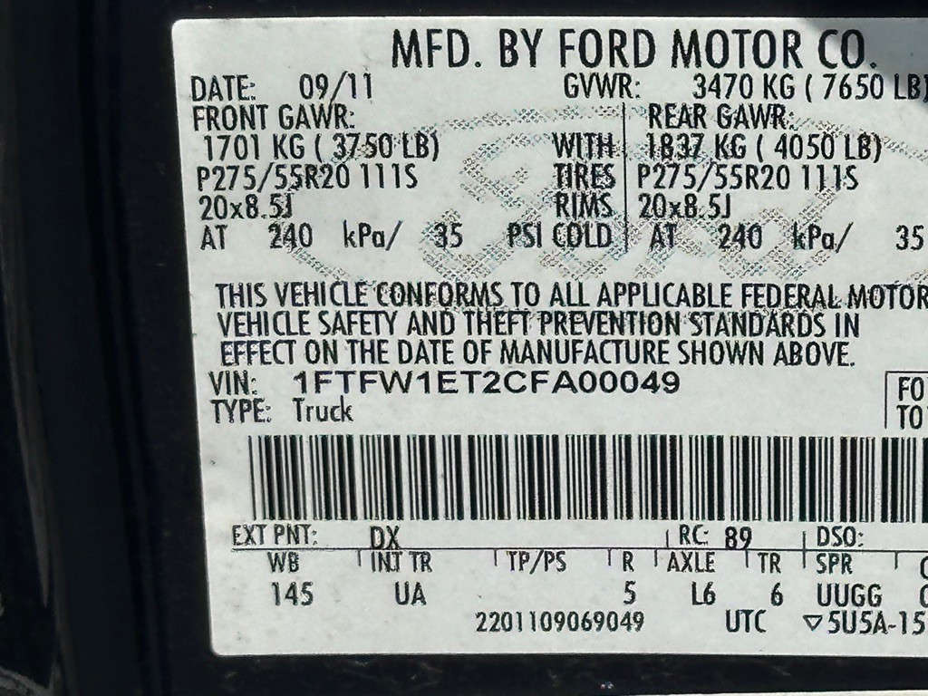 2012 Ford F-150 Image 37
