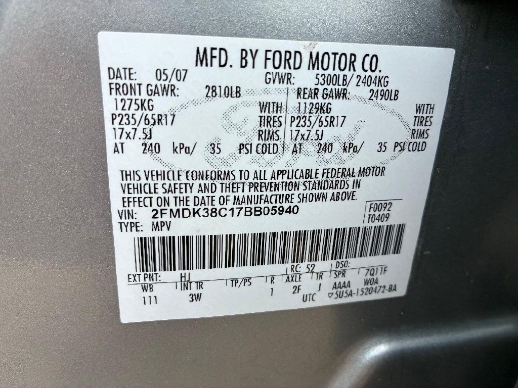 2007 Ford Edge Image 2
