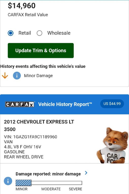 2012 Chevrolet Express Image 3