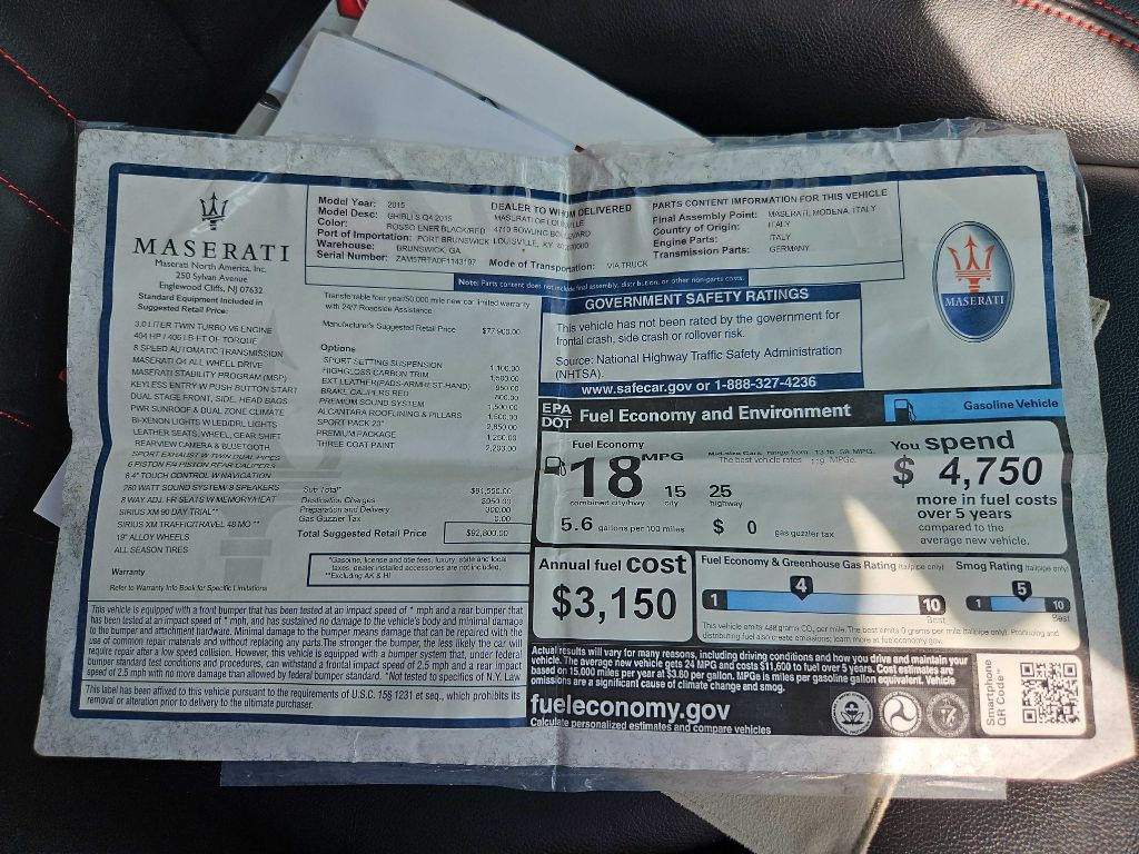 2015 Maserati Ghibli Image 38