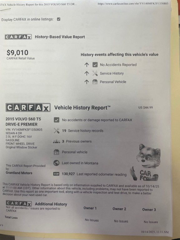 2015 Volvo S60 Image 18