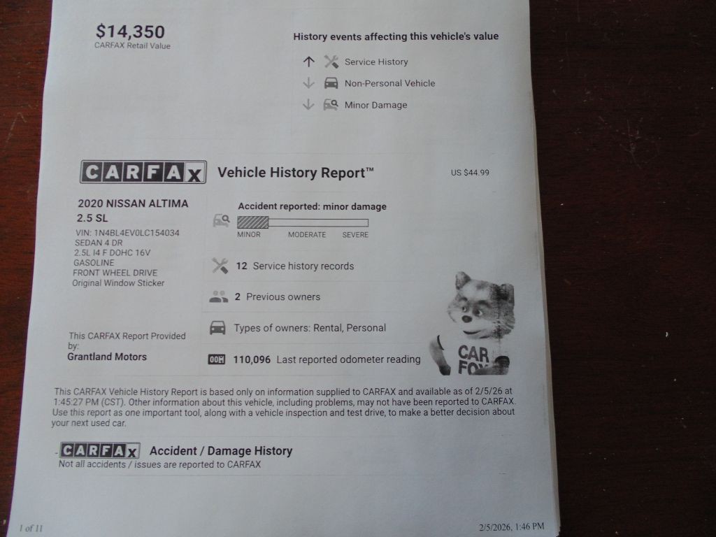 2020 Nissan Altima Image 18