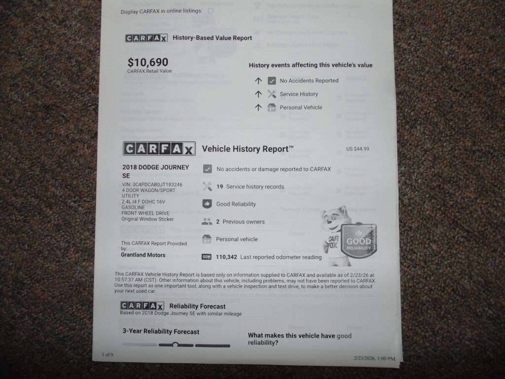 2018 Dodge Journey Image 19