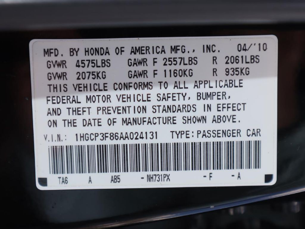 2010 Honda Accord Image 25