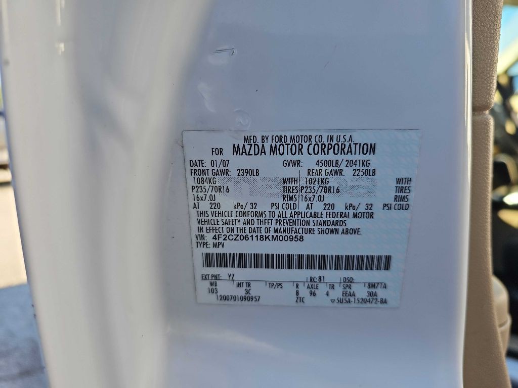 2008 Mazda Tribute Image 94
