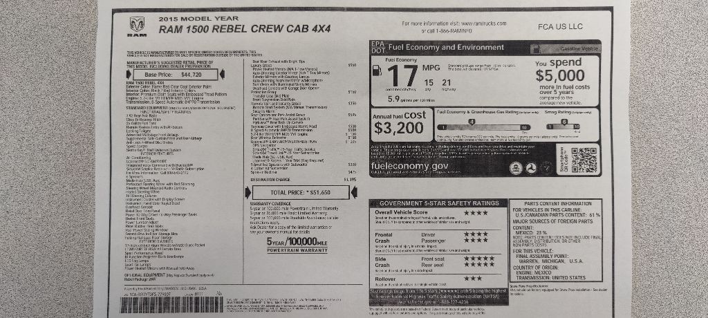 2015 RAM 1500 Image 19
