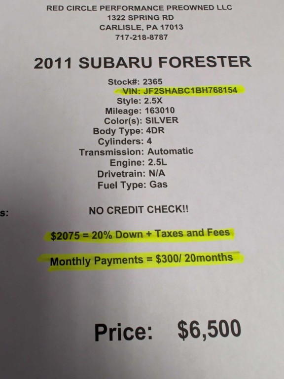 2011 Subaru Forester Image 13