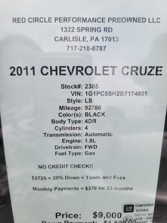 2011 Chevrolet Cruze Image 12