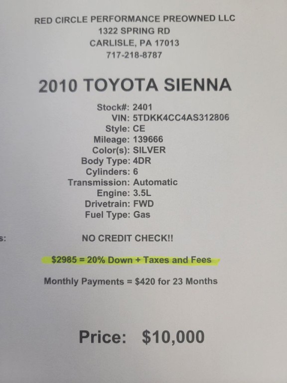 2010 Toyota Sienna Image 16