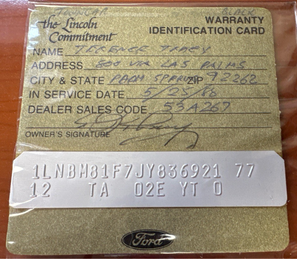 1988 Lincoln Town Car Image 53