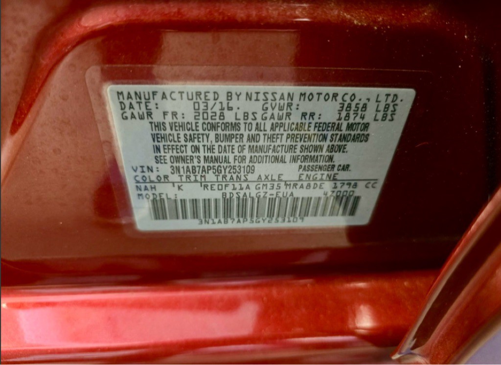 2016 Nissan Sentra Image 55