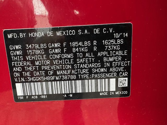 2015 Honda Fit Image 1