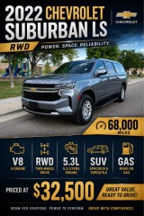 Image for 2022 Chevrolet Suburban 1500 LS ID: 7603074