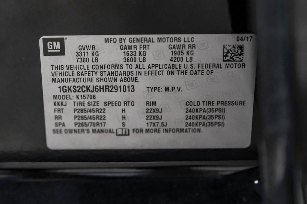 2017 GMC Yukon Image 55