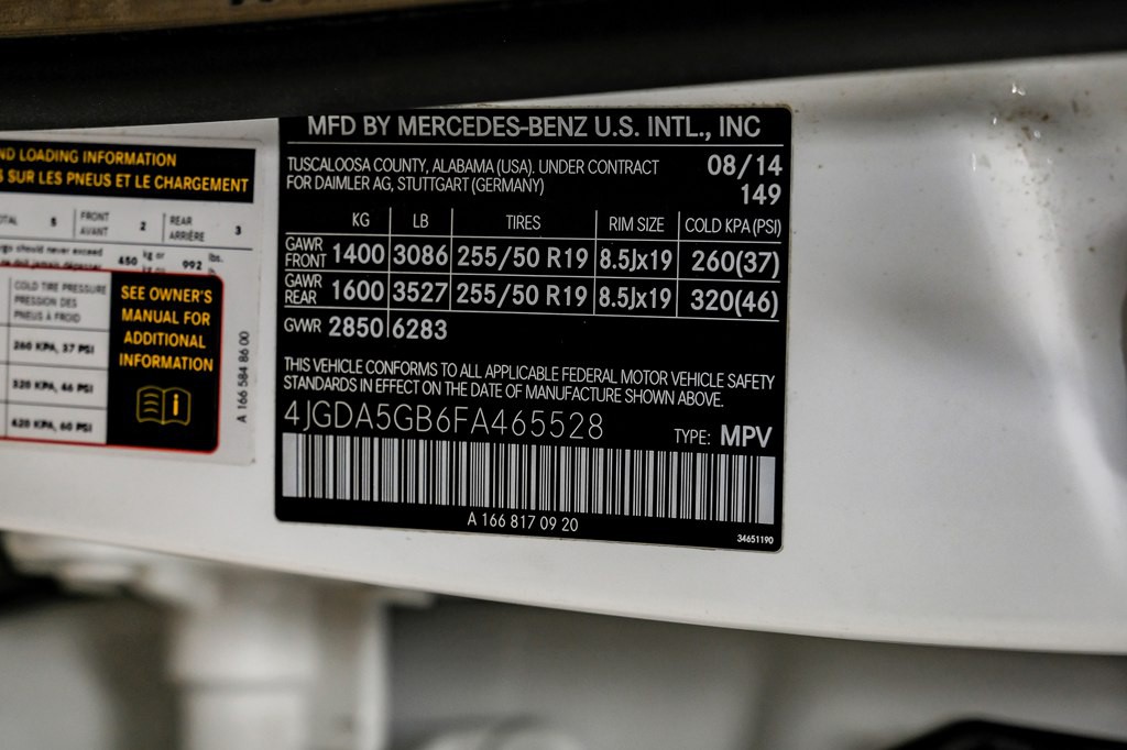 2015 Mercedes-Benz M-Class Image 76