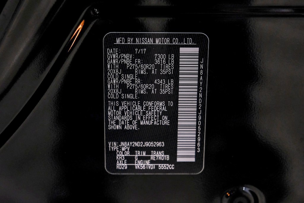 2018 Nissan Armada Image 81