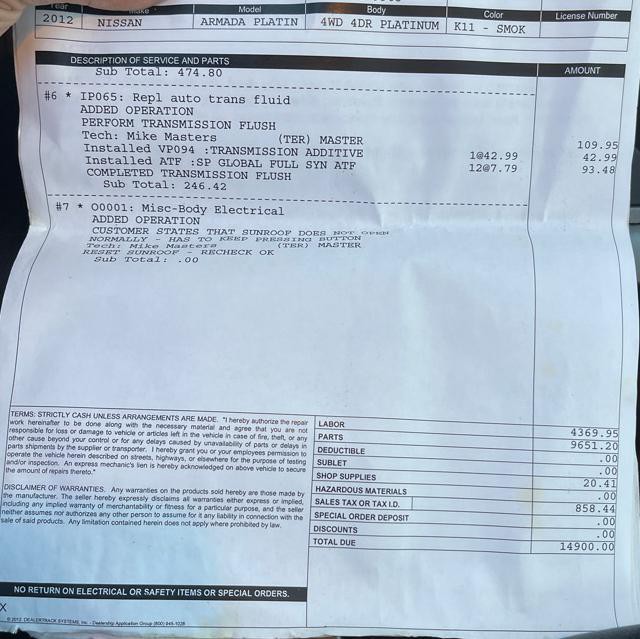 2012 Nissan Armada Image 29