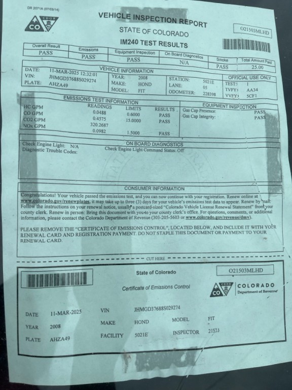 2008 Honda Fit Image 2