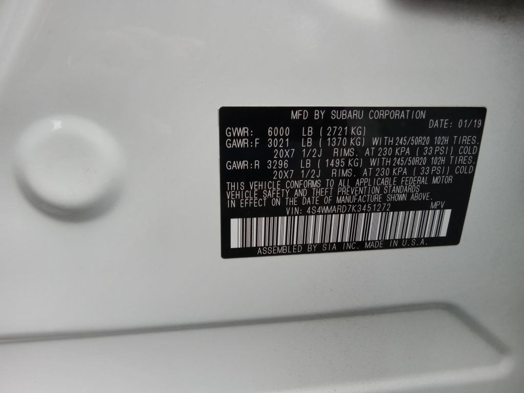 2019 Subaru Ascent Image 10