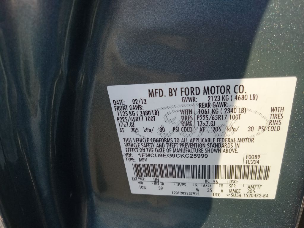 2012 Ford Escape Image 11